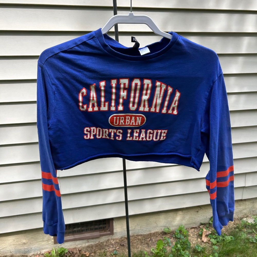 Cropped Varsity Shirt
